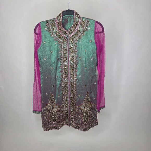 Shalwar Kameez Pakistani / Indian Suit Medium 2 pcs - Picture 2 of 6